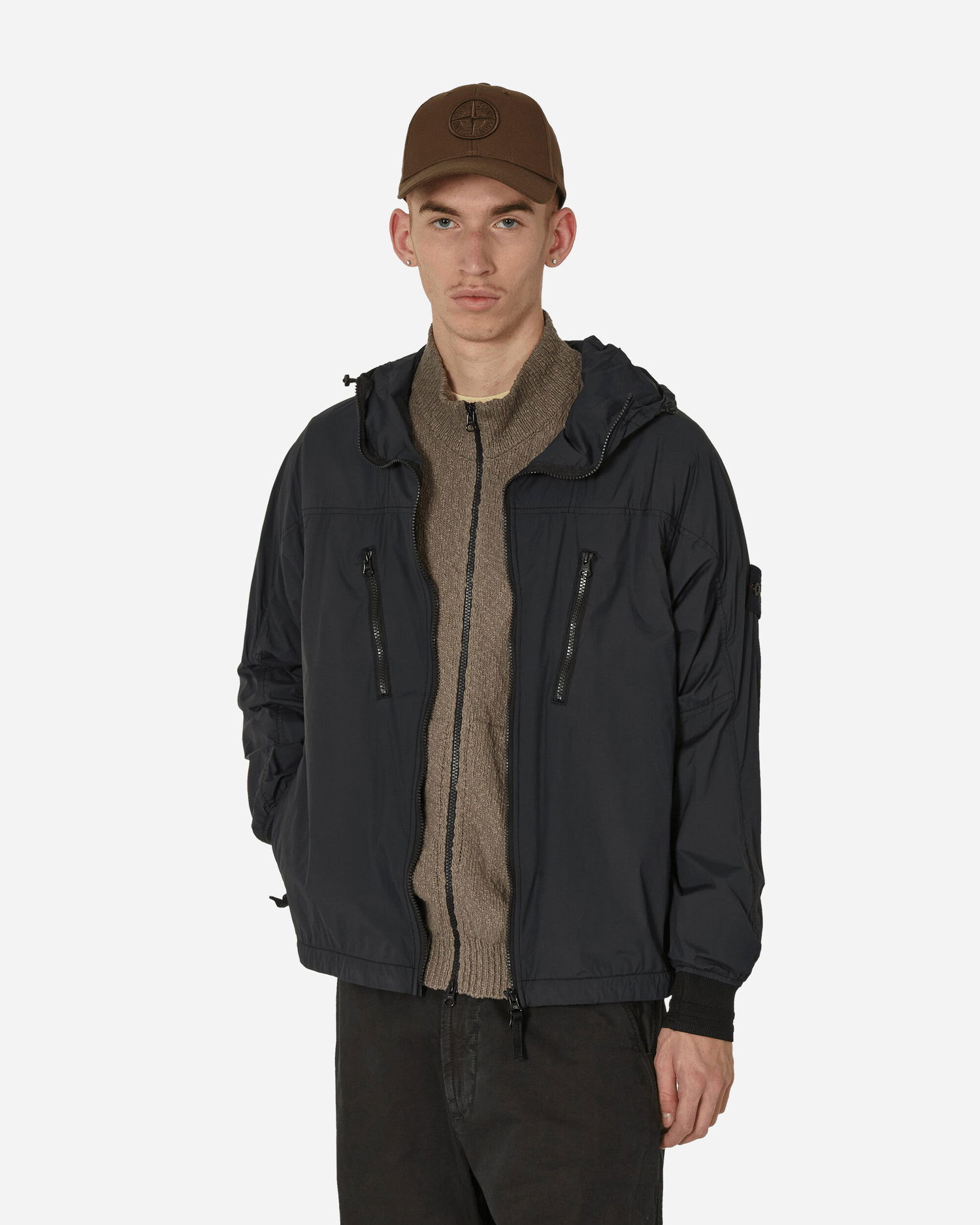 Bunda Stone Island Packable Skin Touch Nylon-TC Jacket Čierna | 801540425 V0029, 0