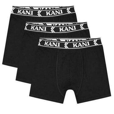 Boxerky Karl Kani Karl Kani Retro Tape 3-Pack Boxer Briefs Čierna | PD00008994, 0