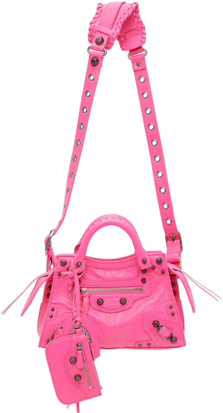 Taška cez rameno Balenciaga XS Neo Cagole Bag Ružová | 700940 210BE, 0