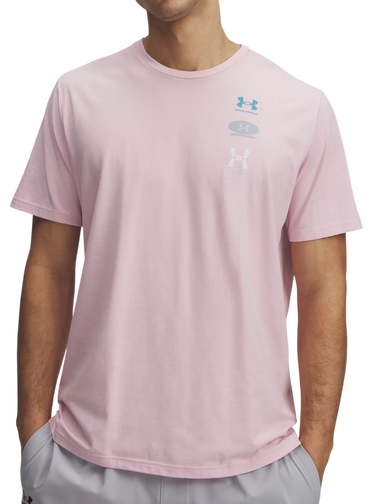 Tričko Under Armour 60/40S EVOL Logo Short Sleeve T-Shirt Ružová | 1390165-647, 0