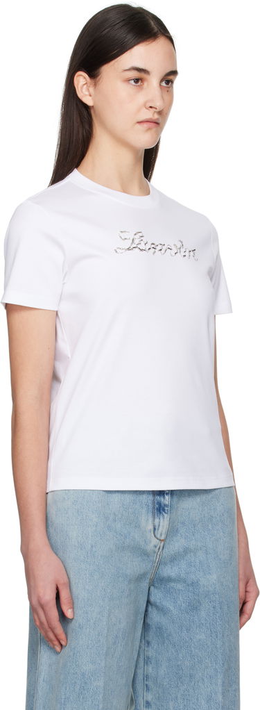 Tričko LANVIN Lanvin Bead Embroidered T-Shirt Biela | RW-TS9030-J176-P25, 1