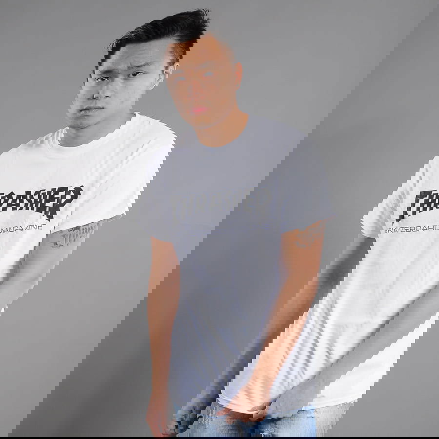 Tričko Thrasher Skate Mag T-Shirt Biela | 110101, 0