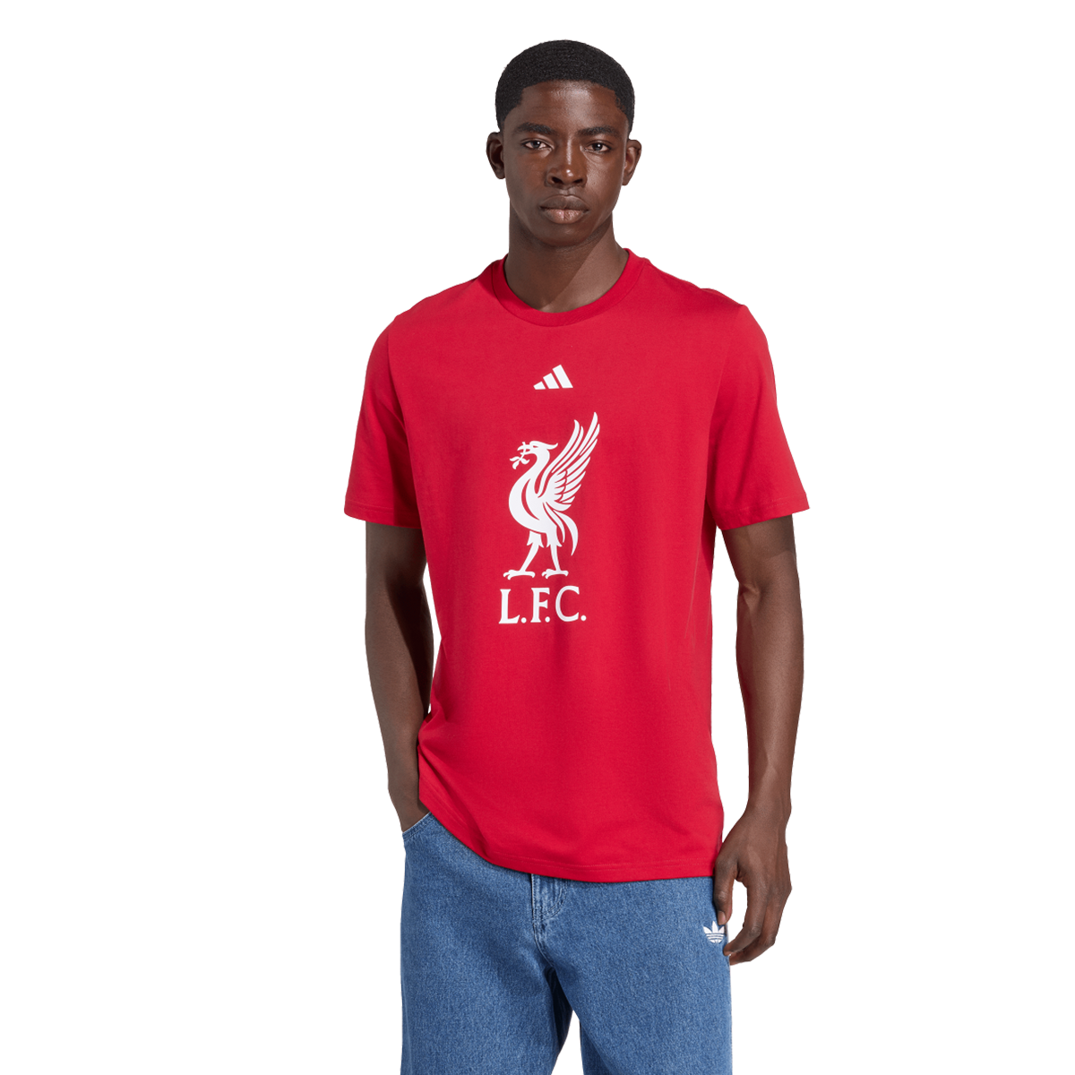 Tričko adidas Originals LFC DNA Graphic T-Shirt Červená | JW7894, 0