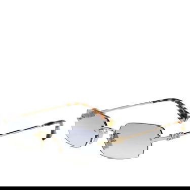 Slnečné okuliare Miu Miu Rimless Rectangular Gradient Sunglasses Metalická | 0MU-B50S-52-ZVN80O, 0