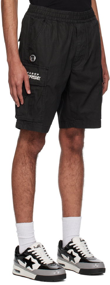 Šortky AAPE by A Bathing Ape AAPE by A Bathing Ape Garment-Dyed Cargo Shorts Čierna | AAPSPM6963XXKBKX, 1