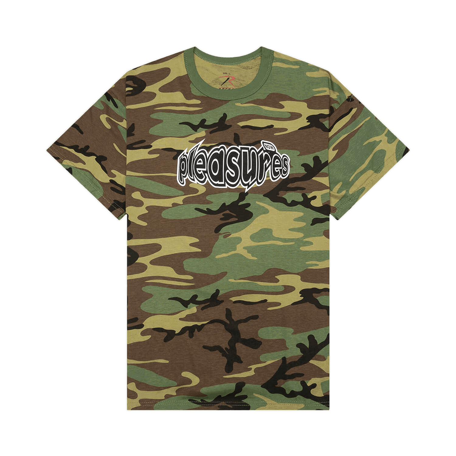 Tričko Pleasures Strain Logo T-Shirt Rôznofarebný | P21W054 CAMO, 0