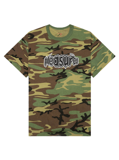 Tričko Pleasures Strain Logo T-Shirt Rôznofarebný | P21W054 CAMO