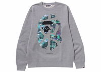 BAPE Neon Tokyo Crewneck (FW23) Gray