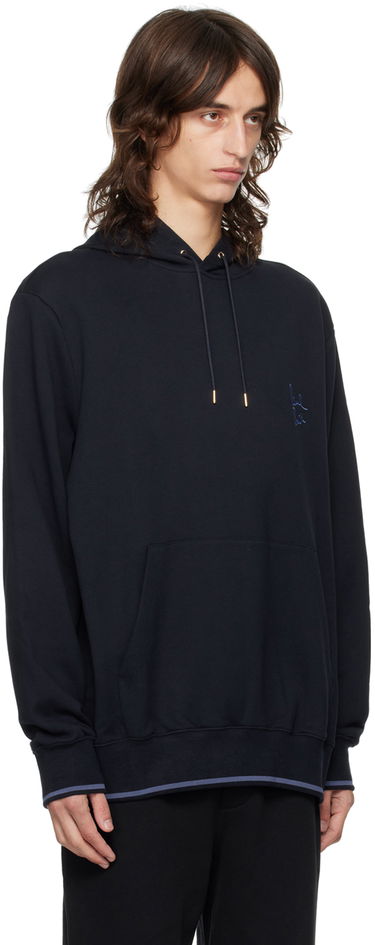 Mikina Paul Smith Paul Smith Embroidered Logo Hoodie Čierna | M1R-071Y-NP4718-49, 1