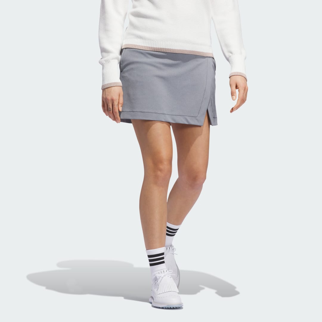 Sukňa adidas Performance Ultimate365 Faux Wrap Golf Skort Šedá | JP3553, 0