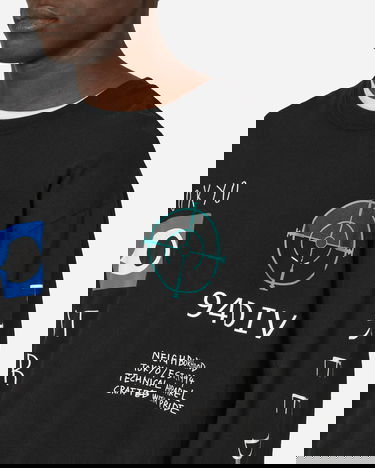 Tričko Neighborhood LS-10 Longsleeve T-Shirt Black Čierna | 241PCNH-LT10 BK, 5