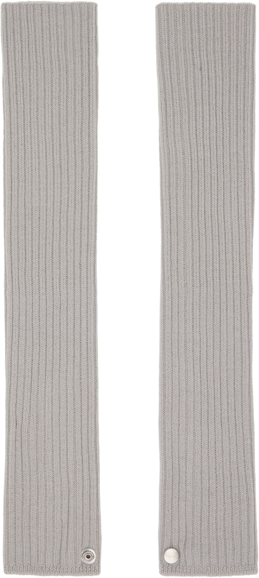 Rukavice Rick Owens Rick Owens Concordians Rasato Knit Arm Warmers Šedá | RP02E4488 M