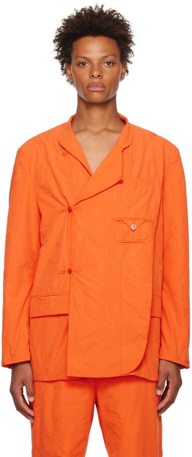 Bunda Feng Chen Wang Feng Chen Wang Embroidered Blazer Oranžová | FMF14JK37O, 0