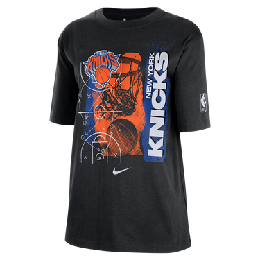 Tričko Nike Nike NBA New York Knicks Courtside T-Shirt Šedá | HQ0755-010, 0