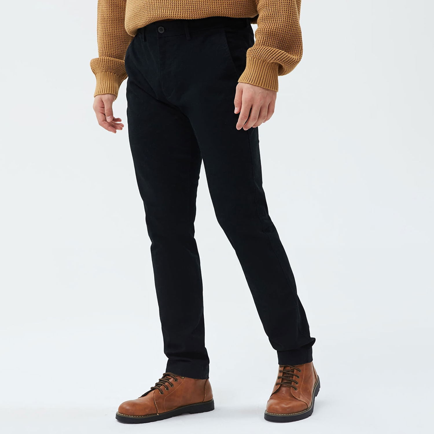 Nohavice GAP Chino Skinny Fit Pants True Black Čierna | 500360-02, 1