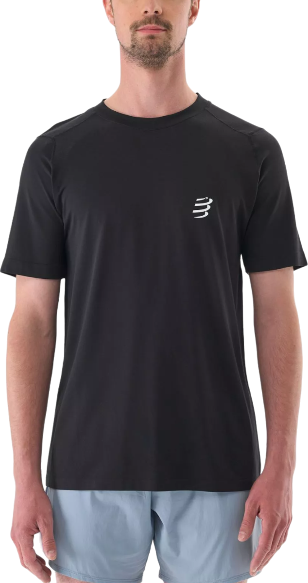 Tričko Compressport Performance T-Shirt Short Sleeve Čierna | atsm4929002l, 0