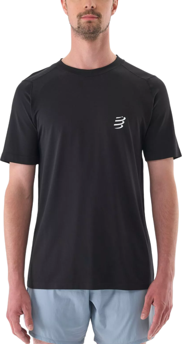 Tričko Compressport Performance T-Shirt Short Sleeve Čierna | atsm4929002l, 0