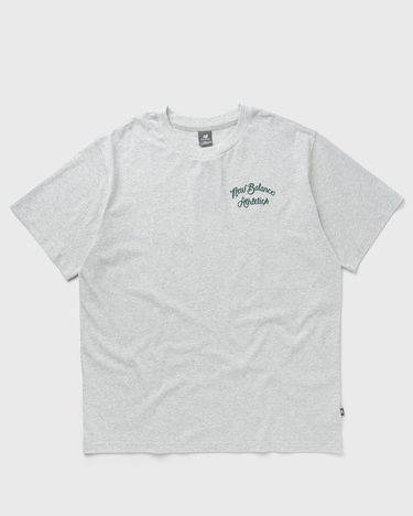 Tričko New Balance Athletics Relaxed League Tee Šedá | MT43556-AHH, 0