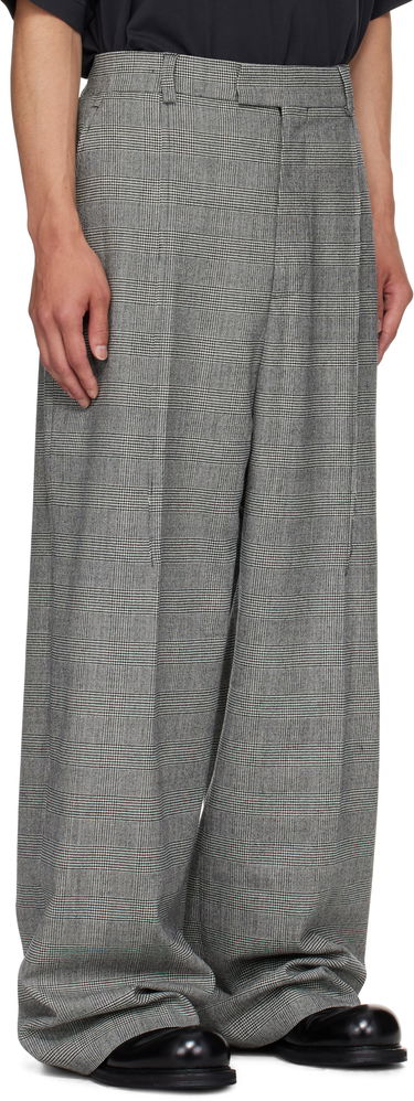 Nohavice VETEMENTS VETEMENTS Cut Baggy Tailored Trousers Šedá | UH76TP350GC, 1