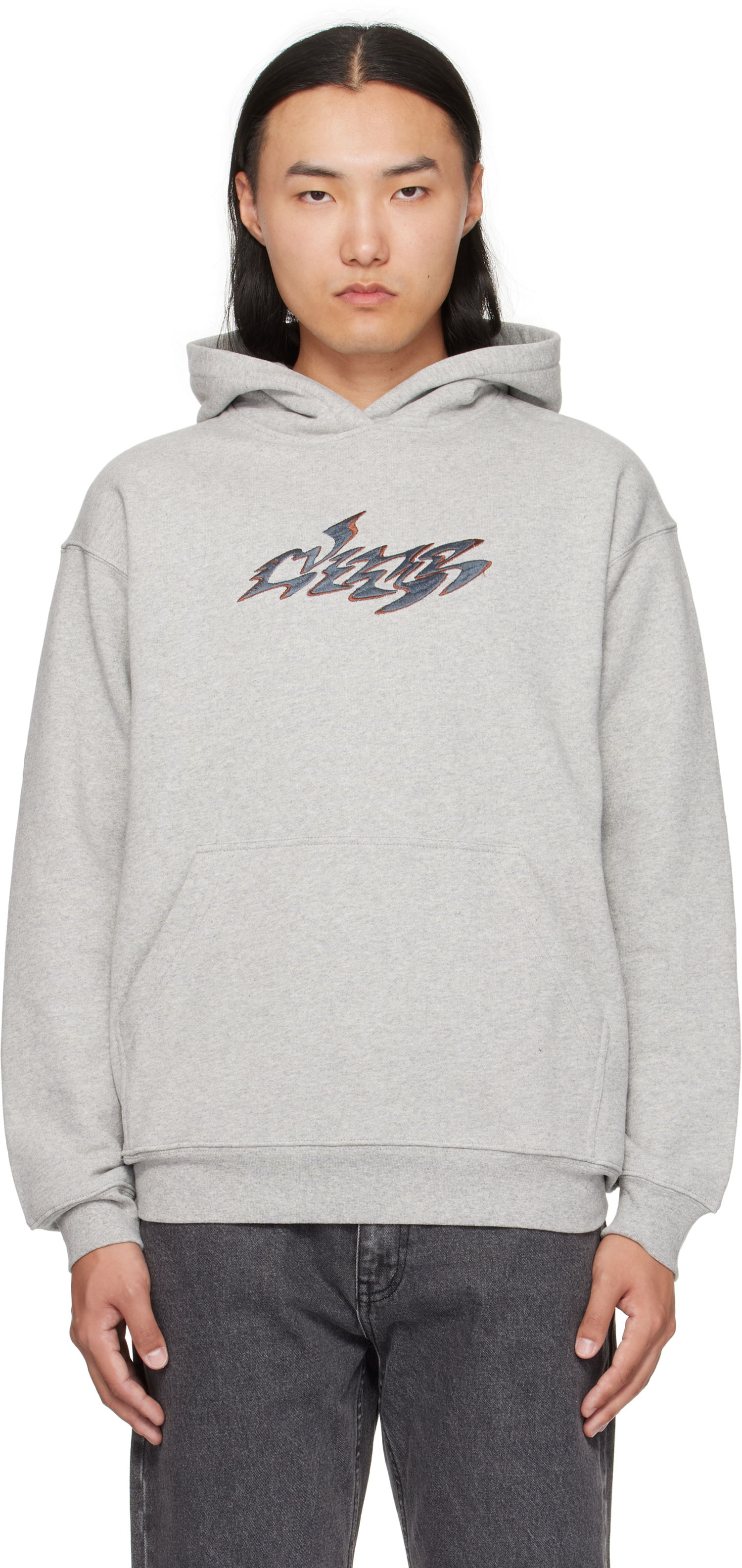 Mikina Dime Dime Disco Hoodie Šedá | DIMEFA2554GRY, 0