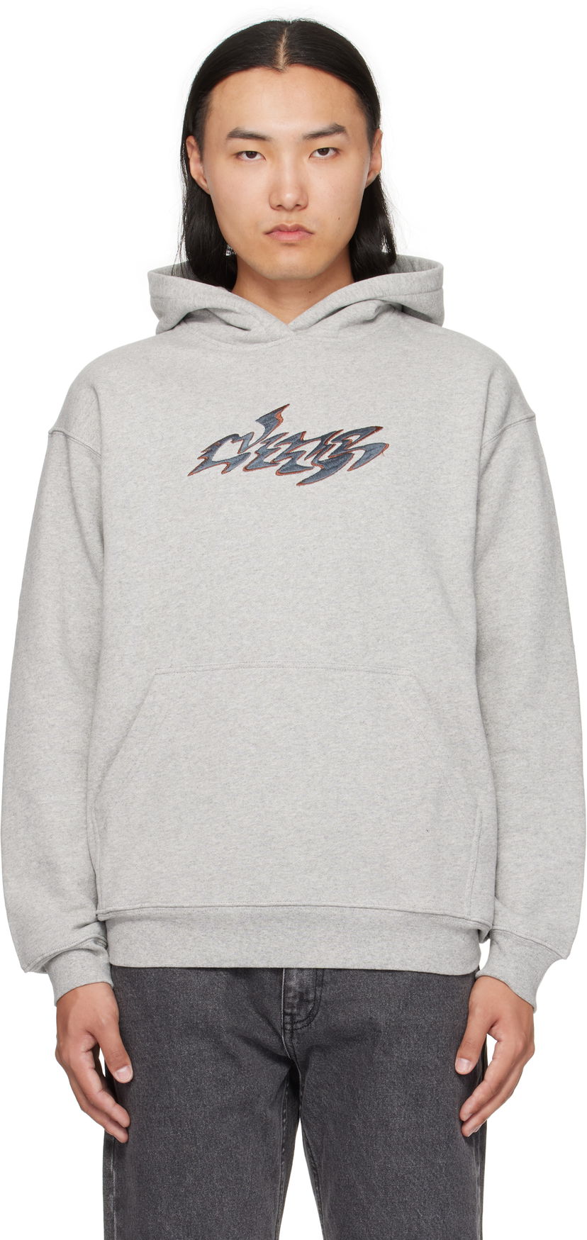 Mikina Dime Dime Disco Hoodie Šedá | DIMEFA2554GRY