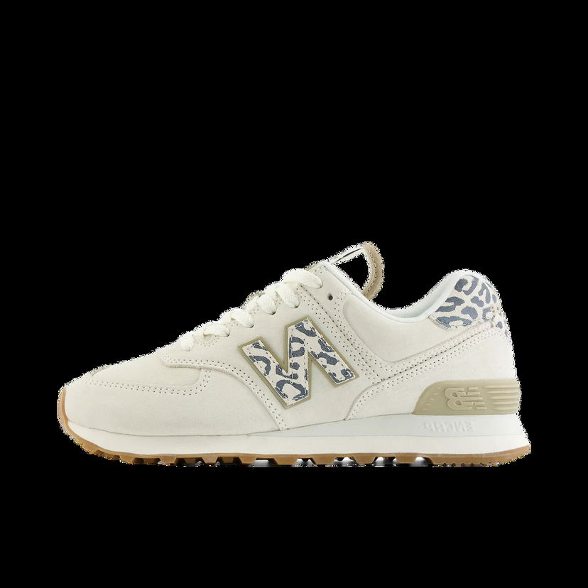 Tenisky a topánky New Balance 574 Sea Salt Leopard Gum (Women's) Biela | WL574XD2