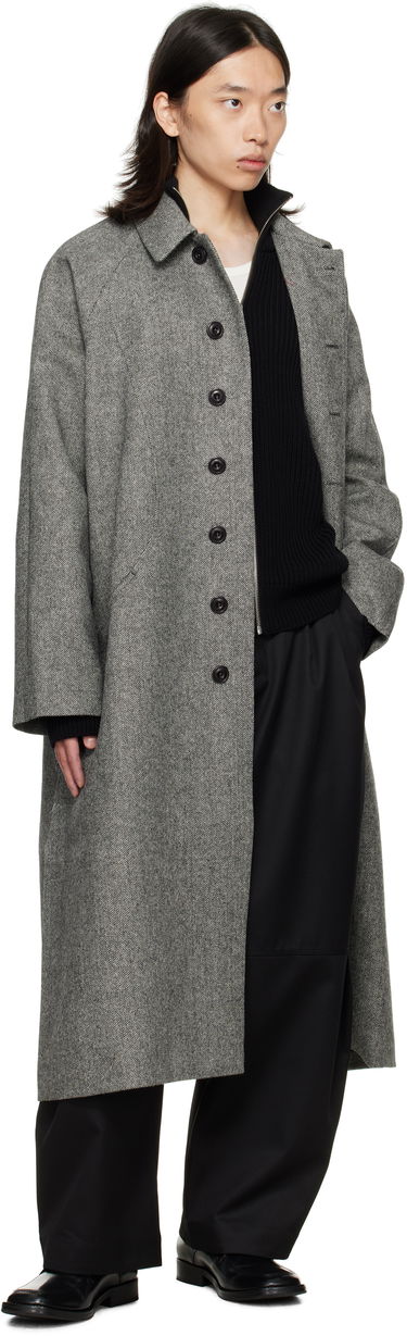 Nohavice sage NATION SAGE NATION Zushi Pleated Trousers Čierna | S091 ZUSHI TROUSER COTTON TWIL, 3