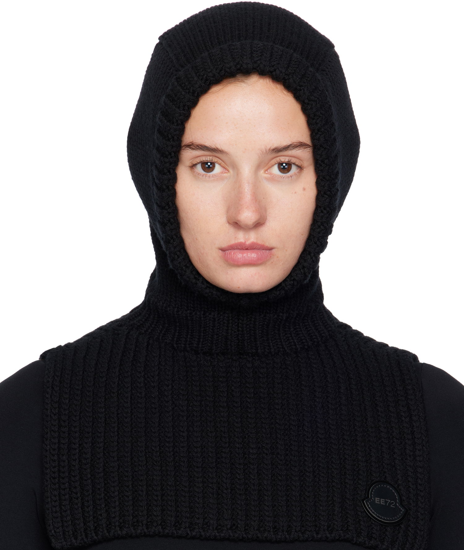 Klobúk Moncler Wool Balaclava from Moncler Genius x EE72 Collection Čierna | K24033G00001M6727, 0