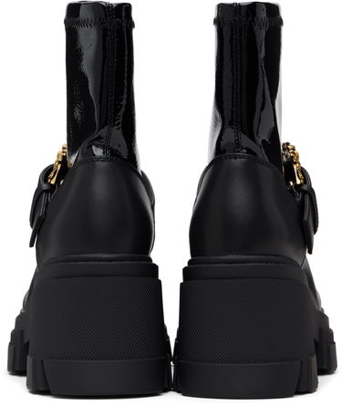 Tenisky a topánky Versace Sophie Baroque Buckle Boots Čierna | E79VA3S80_EZSC73, 1