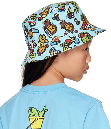 Klobúk BAPE Baby Milo Mixed Fruit Print Bucket Hat Modrá | 002HTJ303003K, 2