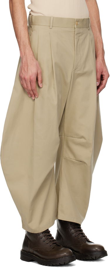 Nohavice HED MAYNER Hed Mayner Curved Trousers Béžová | HMMA30020A-HA155, 1