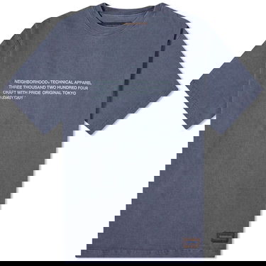 Tričko Neighborhood Pigment Dyed T-Shirt Navy | 232UNNH-CSM02-NY, 0