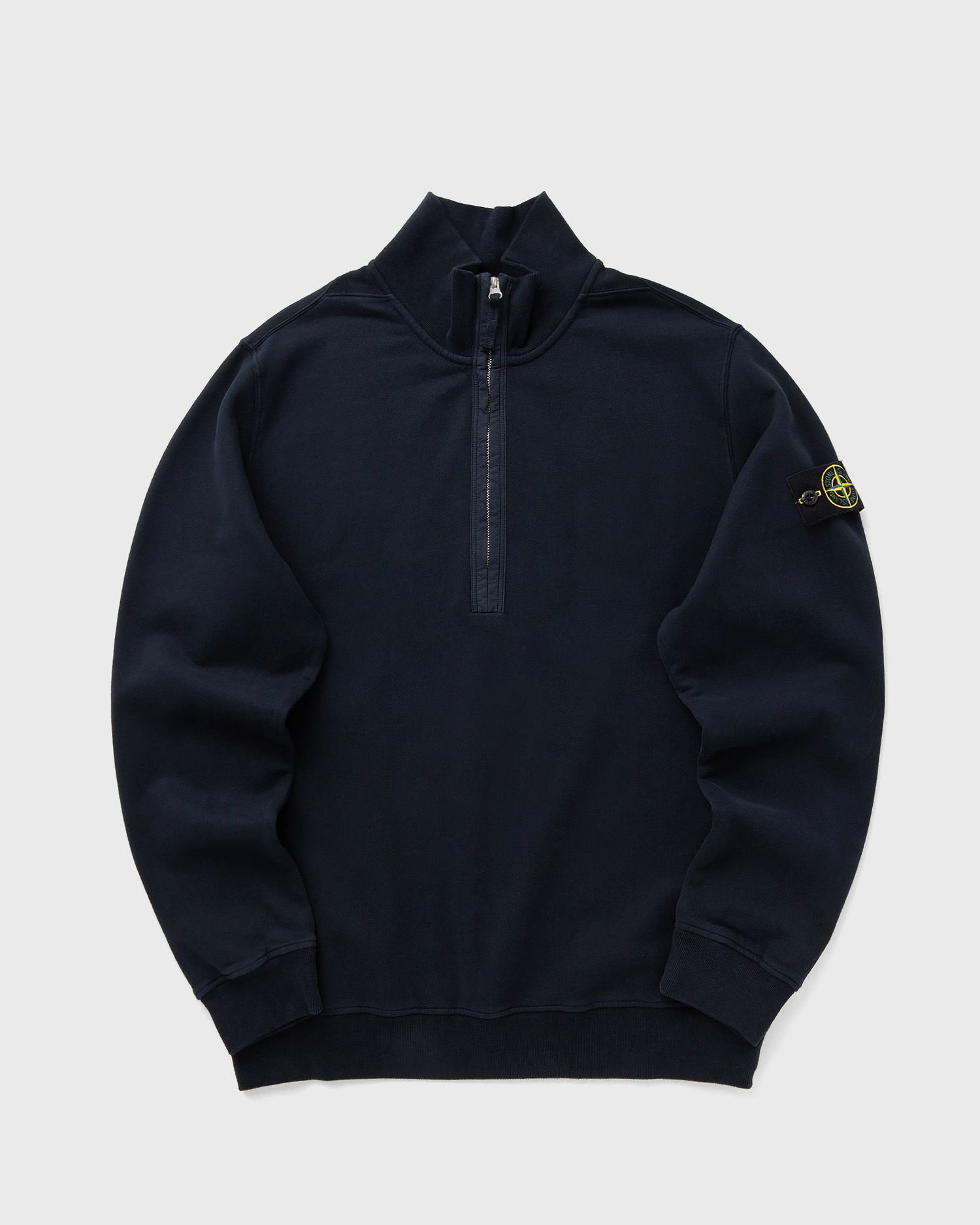 Mikina Stone Island Long Sleeve 1/4 Zip Sweatshirt Navy | K2S156100068S0A20.V0020, 0