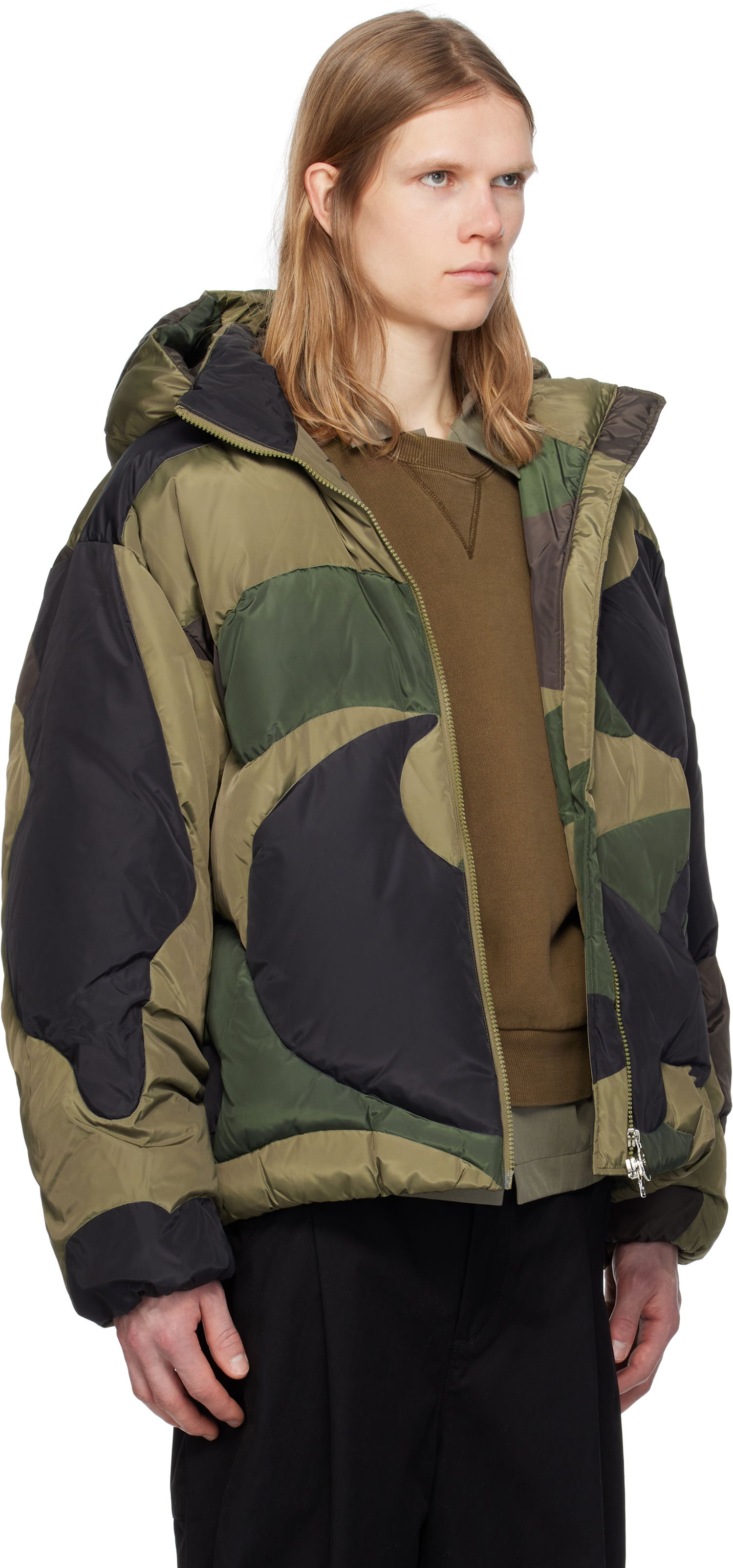 Prešívaná bunda BAPE Camo Nylon Down Jacket Rôznofarebný | 001DNK801304M, 1