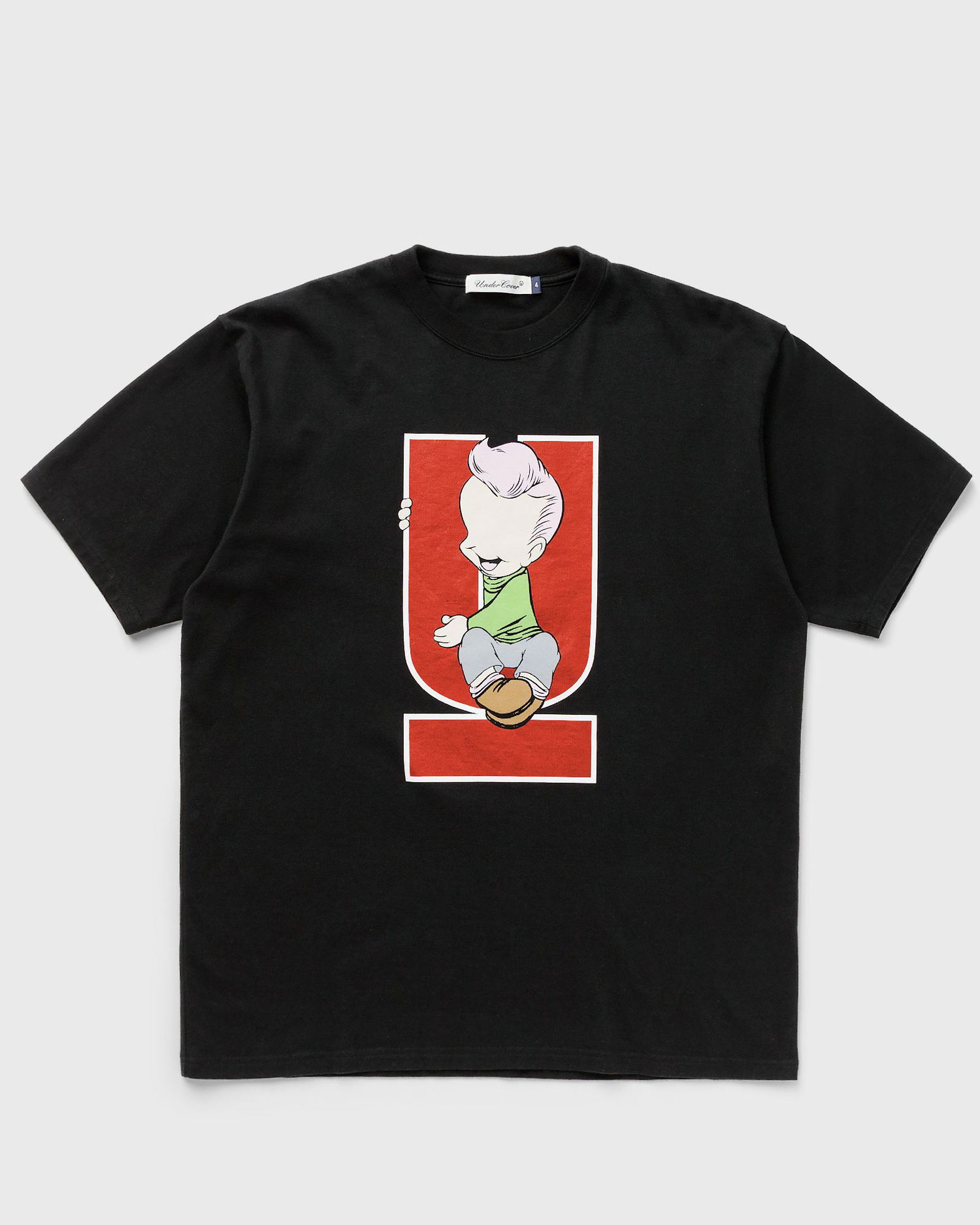 Tričko UNDERCOVER LOGO T-SHIRT Čierna | UC1C3813-BLACK, 0