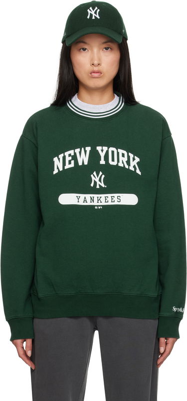 Mikina Sporty & Rich Sporty & Rich '47 Edition New York Yankees Crewneck Sweatshirt Zelené | ST045505634GR10, 0