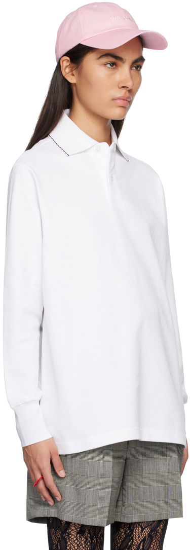 Polo tričko We11done We11done Scalloped Polo Biela | WD-TT1-23-819-U-WH, 1