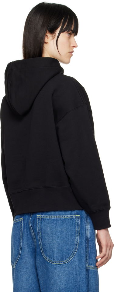 Mikina Palm Angels Palm Angels College Hoodie Čierna | PWBB023S25FLE001100B, 2