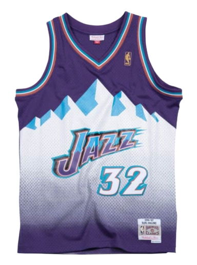 Dres Mitchell & Ness Utah Jazz Karl Malone Swingman Jersey Fialová | SMJYGS18216-UJAPURP96KMA