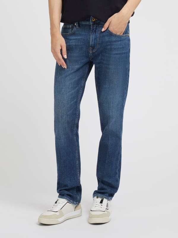 Mid Rise Slim Denim