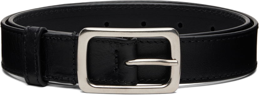 Opasok Dries Van Noten Dries Van Noten Leather Belt Čierna | 252-021402-195