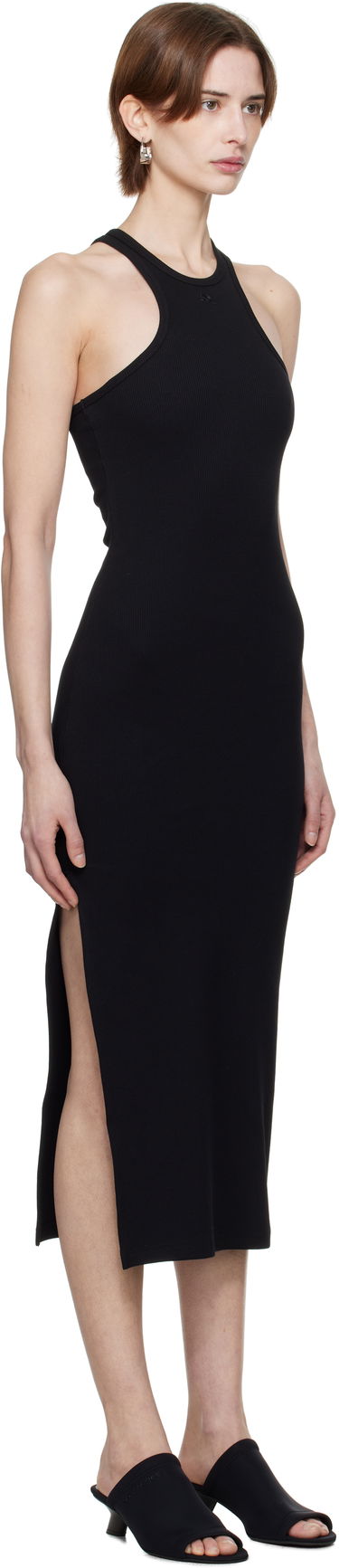 Šaty Courrèges Courrèges Scuba Rib Midi Dress Biela | 125JRO586JS0194, 4