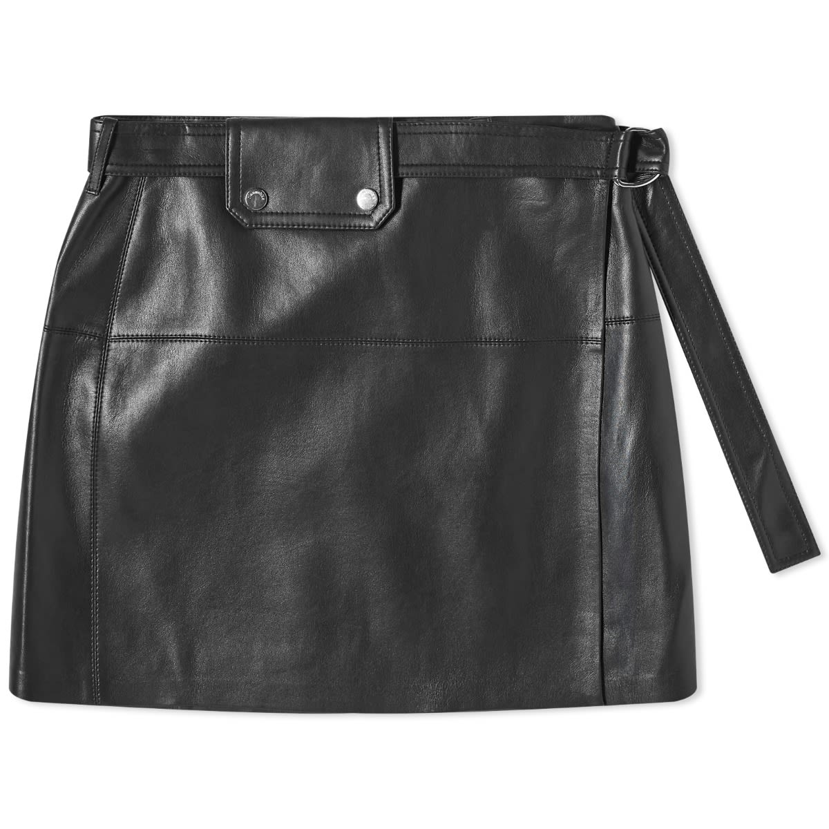 Sukňa Nanushka Susan Leather Look Mini Skirt Čierna | NW24RSSK01999, 0