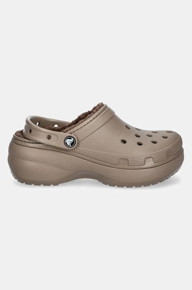 Tenisky a topánky Crocs Platform Lined Clogs Béžová | 207938-195, 2
