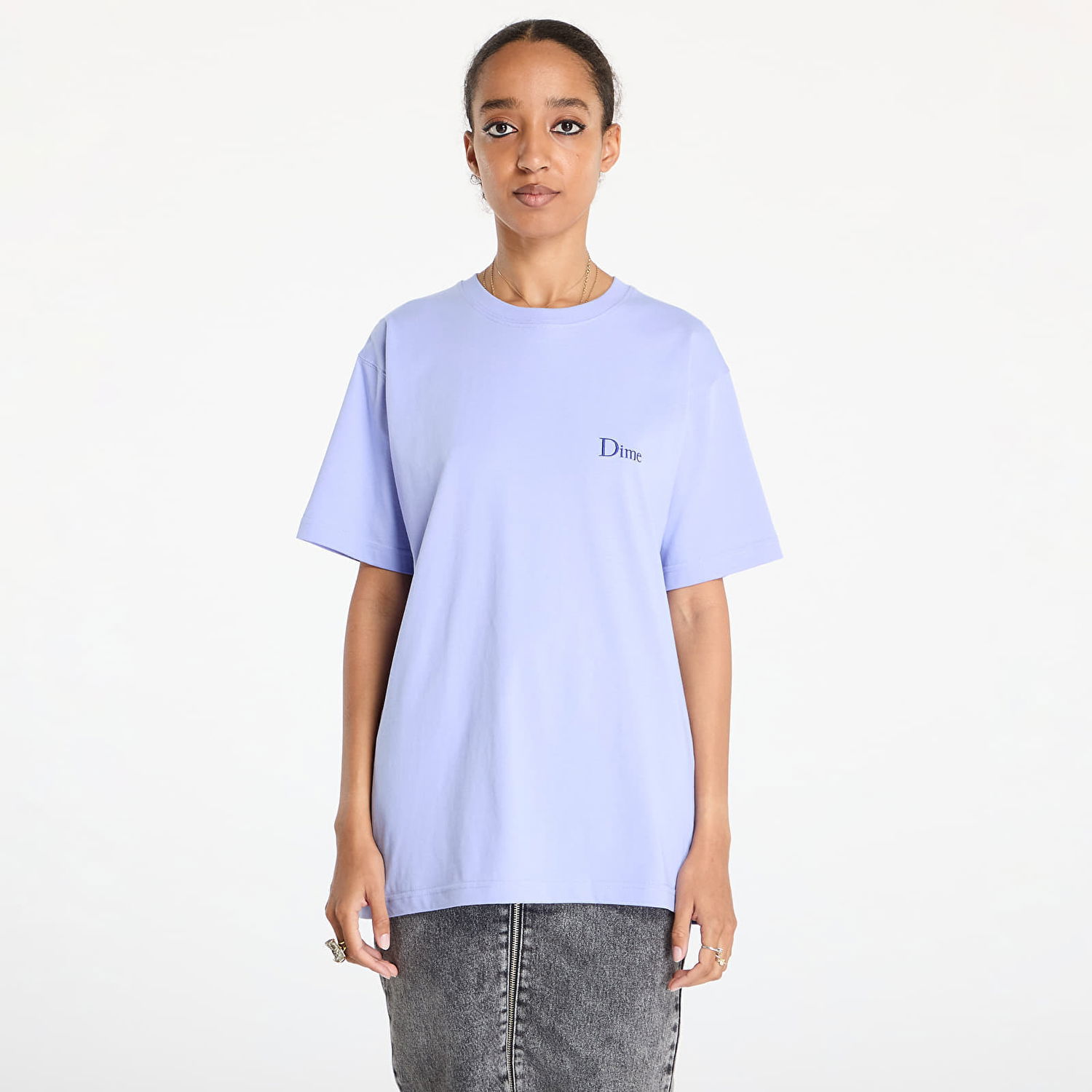 Tričko Dime Classic Small Logo T-Shirt Fialová | DIMEFA2414IND, 1