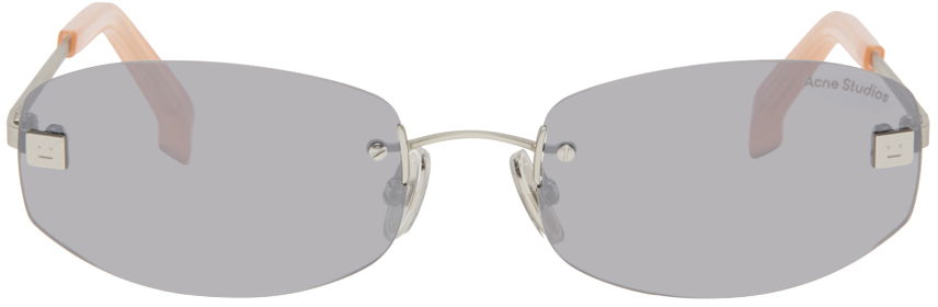 Slnečné okuliare Acne Studios Rimless Sunglasses Béžová | C30054-, 0