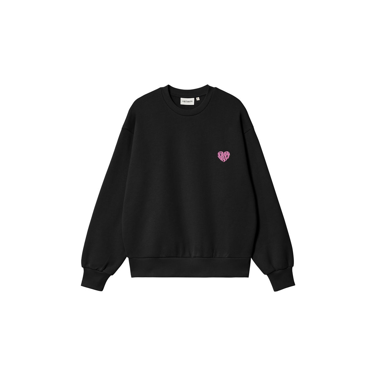 Black Graphic Print Sweatshirt