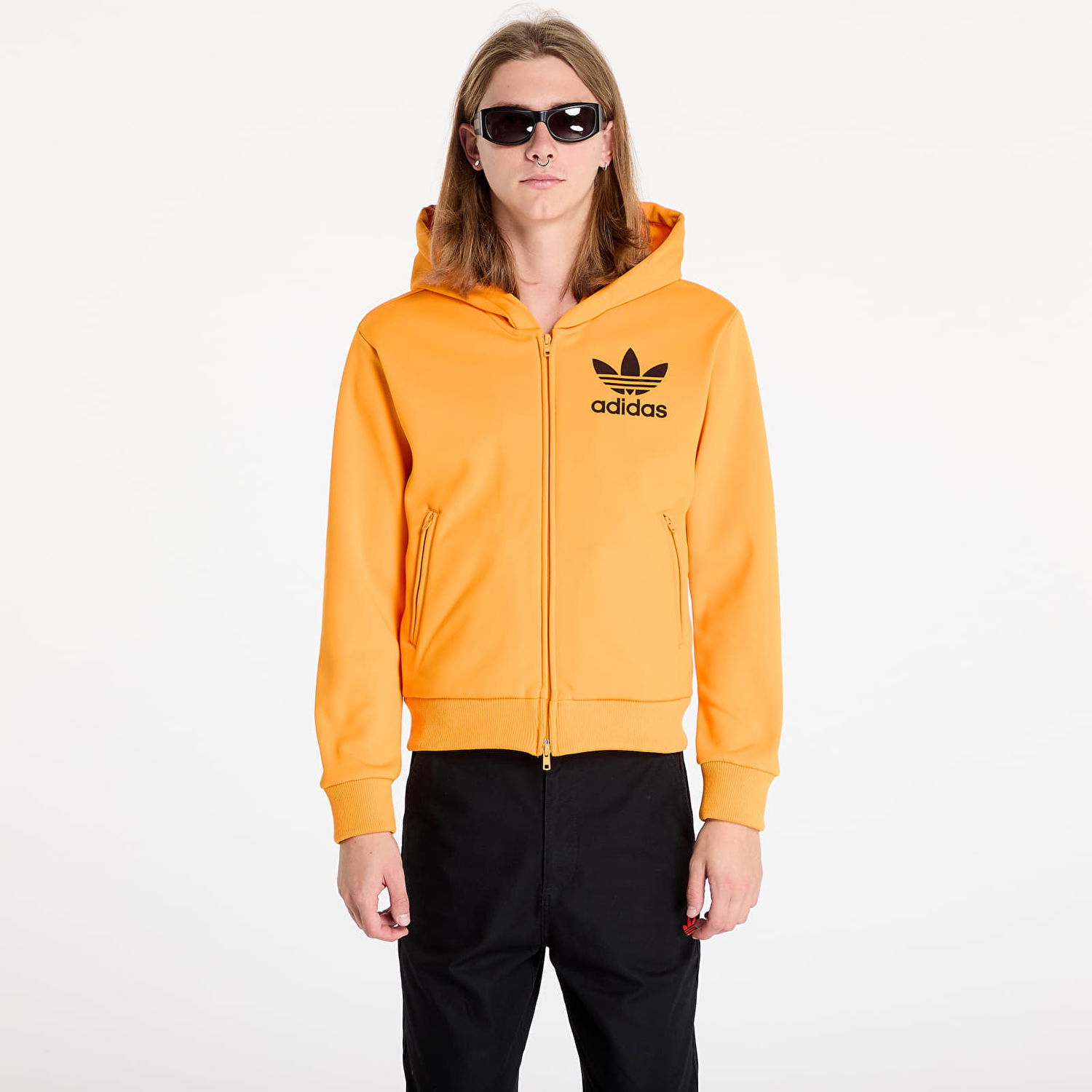 Mikina adidas Originals Wales Bonner x Track Hoodie Orange Oranžová | JJ2938, 0