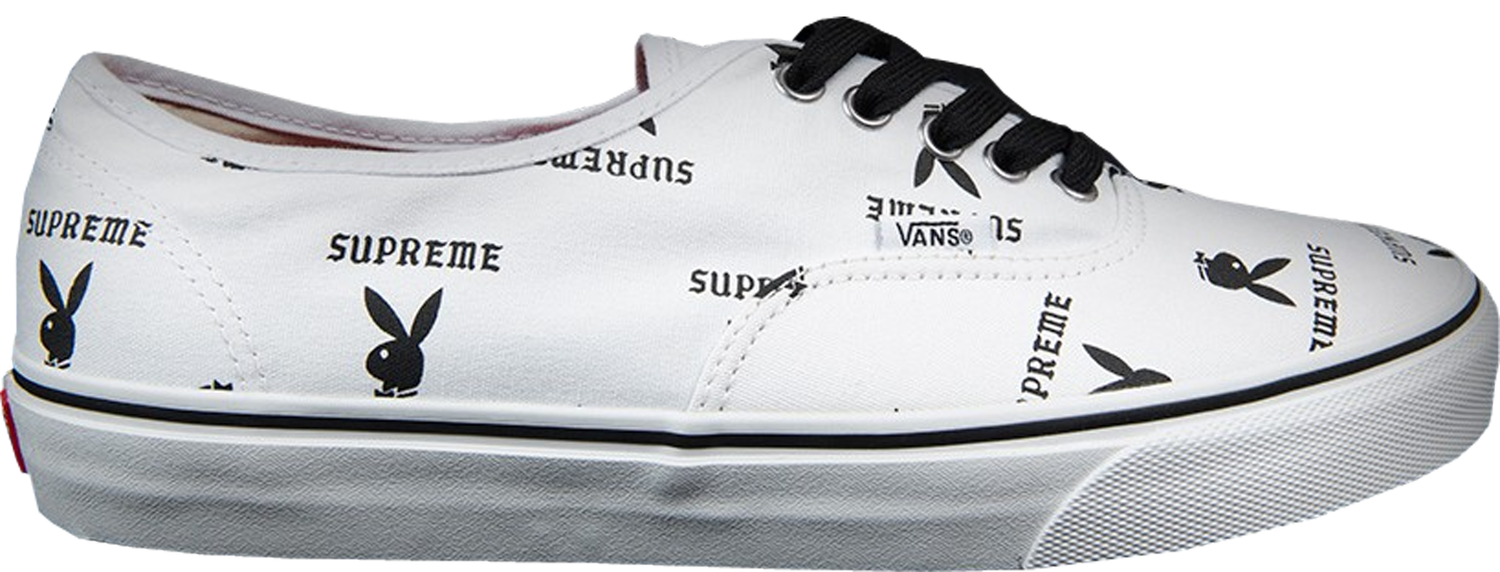Tenisky a topánky Vans Authentic Supreme x Playboy White Biela | VN-OQODD70, 0