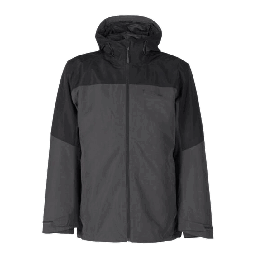 Vetrovka Jack Wolfskin GLAABACH 3IN1 Jacket Šedá | 1115291-6000